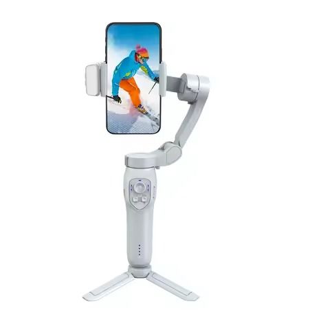 Электронный карманный складной стедикам XPRO BALANCE GO! стабилизатор повышенной мощности для камеры и для телефона трехосевой с приложением и Bluetooth (Gimbal Stabilizer) с функцией слежения и Тренога 1 метр в комплекте!  (2484598213123) | Зображення 5