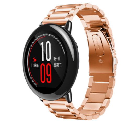 Металевий ремінець Primo для годинника Xiaomi Huami Amazfit Sport SmartWatch - Rose Gold | Зображення 1