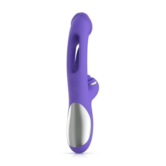 Вібратор-кролик Good Vibes Only - Tess Rabbit Vibrator with G-Spot Stimulator Sex Aura | Зображення 3