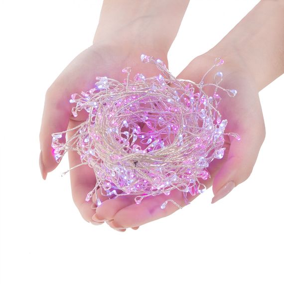 Гірлянда Springos 3 м 300 LED CL0091 Cold White/Pink | Зображення 6