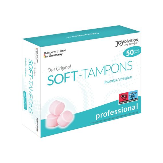 Тампони -Soft-50pcs.Tampons normal Professional Sex Aura | Зображення 2