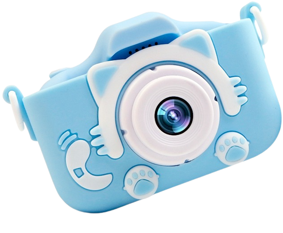 Дитячий фотоапарат Kidds екран 2/3 дюймів 10.0-20.0 Мп блакитний (Kidds_435) | Зображення 3