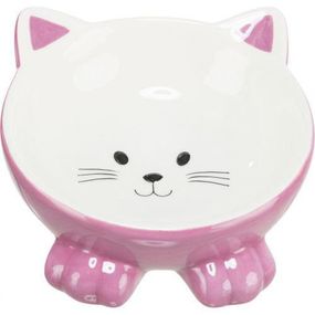 Миска Trixie Котик для кошек, эргономичная, керамическая, 14 см, 150 мл