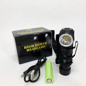 Налобный фонарь яркий Police 6609-LED, Фонарь на голову со встроенным аккумулятором VO-26