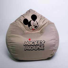 Кресло-мешок  - Mickey Mouse, кресло -груша - Mickey Mouse Размер 65*85 100*140