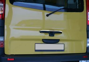 Хром планка на заднюю ручку (верхняя, нерж) для Renault Trafic 2001-2015 гг