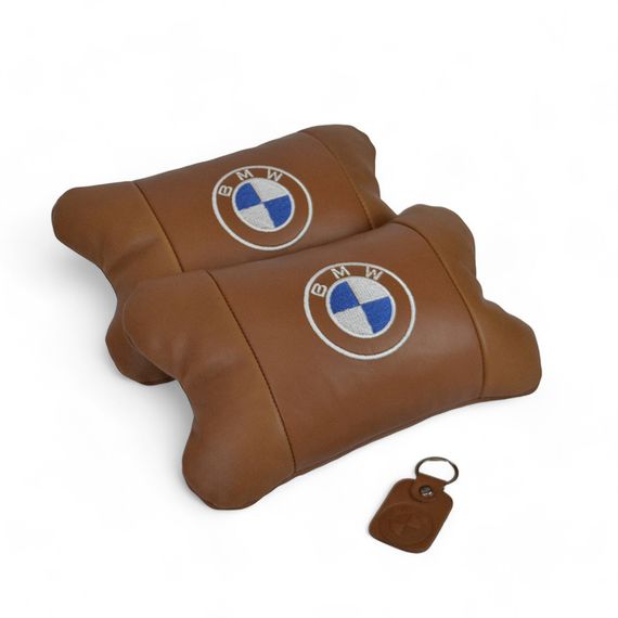 Автоподушка подарок BMW, Подушка на подголовник в авто, Подарок подушка дорожная, Дорожные подушки JZ-96 | Зображення 9