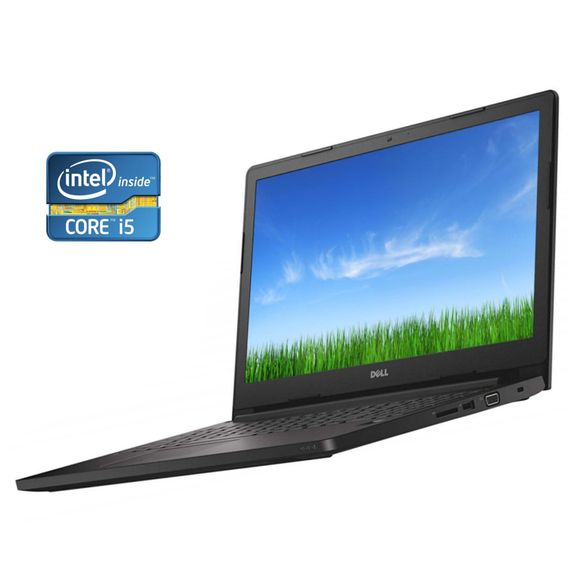 Ноутбук Б-клас Dell Latitude 3570 / 15.6" (1366x768) TN / Intel Core i5-6200U (2 (4) ядра по 2.3 - 2.8 GHz) / 8 GB DDR3 / 256 GB SSD / Intel HD Graphics 520 / WebCam / Win 10 Pro б/в