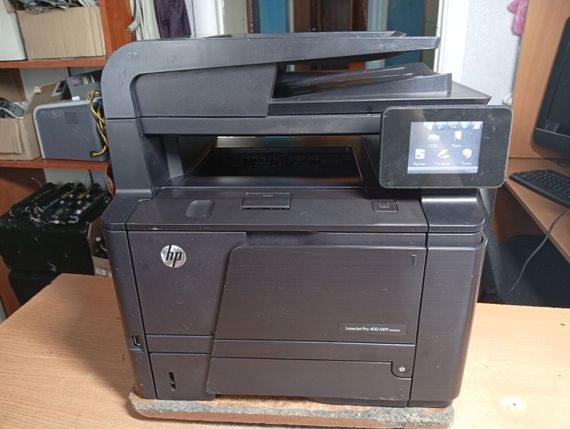 МФУ Б-класс HP LaserJet Pro 400 MFP M425dn / Лазерная монохромная печать / 1200x1200 dpi / A4 / 33 стр/мин / USB 2.0, Ethernet / Дуплекс б/у | Зображення 2