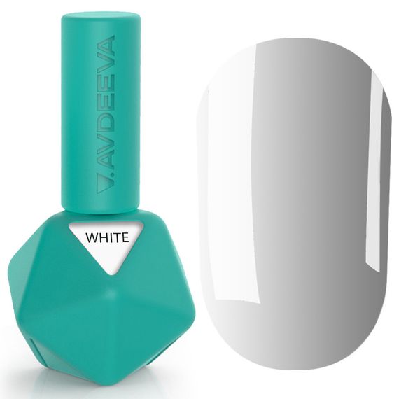 Гель-лак Victoria Avdeeva White – БЕЗДОГАННИЙ БІЛИЙ 12 мл HEMA & TPO FREE | Зображення 1