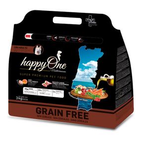 Корм happyOne Mediterraneum Adult Dog Fresh Lamb сухой со свежей ягнятиной для взрослых собак 3 кг