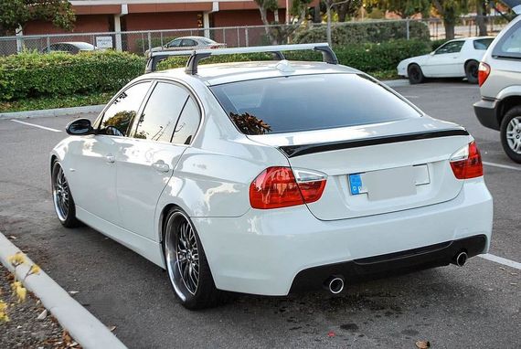 Дифузор заднього бампера V3 (для E90 M-Sport, Карбон) для BMW 3 серія E-90/91/92/93 2005-2011 рр | Зображення 1