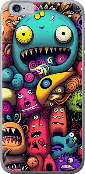 Чехол на iPhone 6s Cмешные монстры "5549u-90-17620"