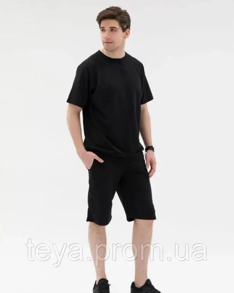 Спортивний костюм колір чорний розміри M, S, L, XL FI_004572
