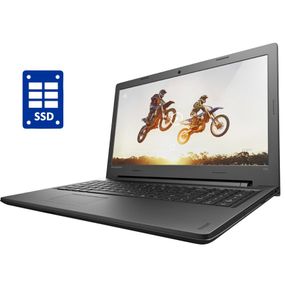 Ноутбук Б-клас Lenovo IdeaPad 100-15IBY / 15.6" (1366x768) TN / Intel Pentium N3540 (4 ядра по 2.16 - 2.66 GHz) / 8 GB DDR3 / 128 GB SSD / Intel HD Graphics / WebCam / Win 10 б/в