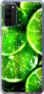 Чохол на Huawei Honor 30 Lite Зелені часточки лимона "852u-2074-2448"