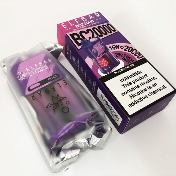 Elf Bar BC20000 смак Ожина (Blackberry Ice) | Зображення 2