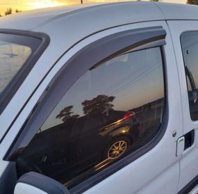 Ветровики (2 шт, Sunplex Sport) для Peugeot Partner 1996-2008 гг