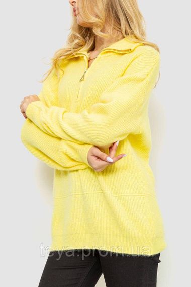 Светр жіночий vz, колір жовтий, розміри S, One e, One Size FA_008182 | Зображення 2