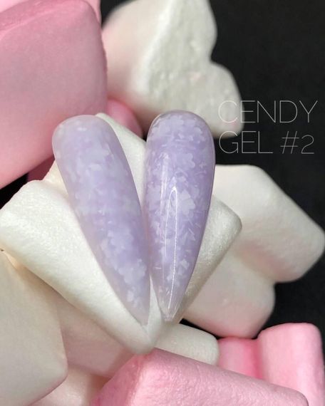 Гель для дизайна ногтей Crooz Candy Gel 02 (нежно-сиреневый) 5мл | Зображення 1