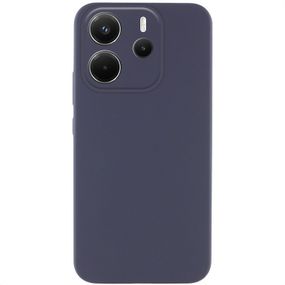 Чохол Silicone Cover Lakshmi Full Camera (AAA) для Xiaomi Redmi Note 14 4G (Int. version) Сірий / Dark Gray