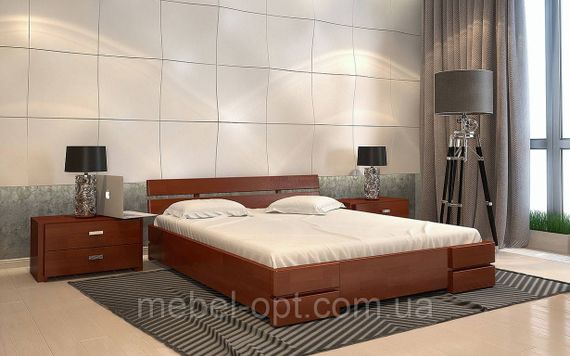 Деревянная кровать Дали 120х190 см Arbor Drev двуспальная, 160х200