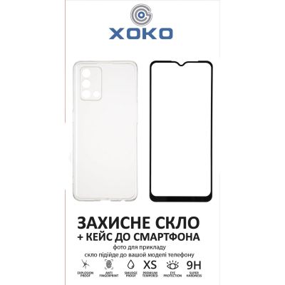 Чехол для мобильного телефона XoKo Ultra Thin Air + Glass Full Cover Ultra-Thin Realme C11 (2021) Black (XK-CS-ULT-RL-C11)