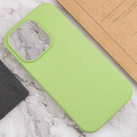 Чохол Silicone Case Full Protective (AA) NO LOGO для Apple iPhone 14 Pro Max (6.7") М'ятний / Mint | Зображення 4