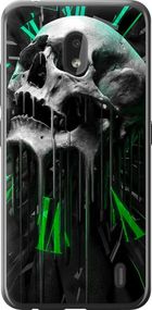 Чехол на Nokia 2.2 Череп-часы "4100u-1706-17620"