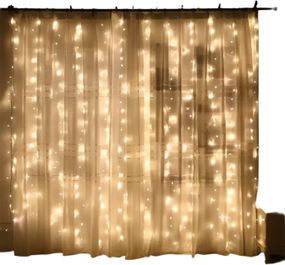 Гірлянда-штора 2х2 м Водоспад XPRO RD-080, 240LED, Теплий білий (23456797102_379)