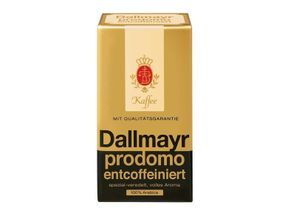 Кофе без кофеина арабика молотый Dallmayr Prodomo Entcoffeiniert в пачке 500г Германия