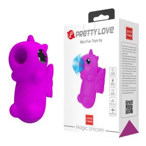 Стимулятор для клитора Pretty Love Magic Unicorn на палец, фуксия, 7.5 см sexstyle