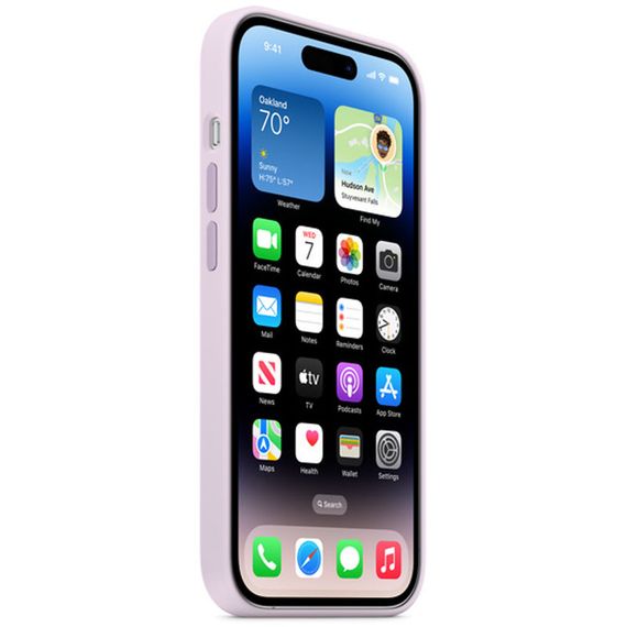 Чехол Silicone Case Full Protective (AA) для Apple iPhone 14 Pro Max (6.7") Сиреневый / Lilac | Зображення 1