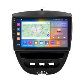 Штатна магнітола 10" Lesko для Citroen C1 I Рестайлинг 2 2012-2014 2/32Gb CarPlay 4G Wi-Fi GPS Prime Ситроен
