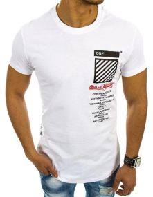 Футболка чоловіча з принтом повсякденна L Білий