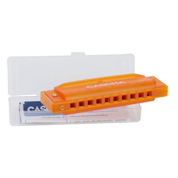 Губна гармоніка Cascha Fun Blues Harmonica Orange HH 2276 (До мажор) (губна гармошка)