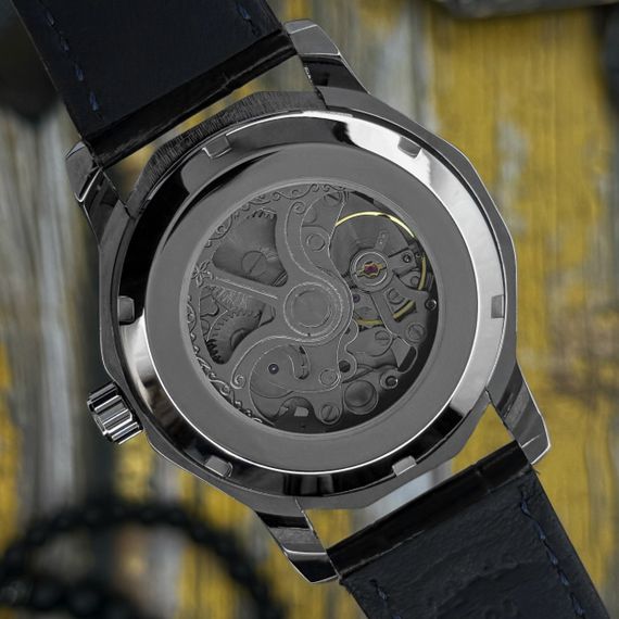 Класичний чоловічий годинник Awarder 024SI Тризуб срібло Silver | Зображення 3