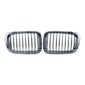 Решетки радиатора компл. BMW 3 E46 98-01 (хром), AutoTechteile, 706 5153, 706 5112
