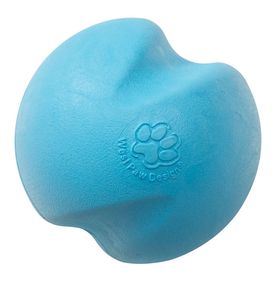 Игрушка для собак West Paw Jive Dog Ball голубая, 8 см