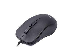 Миша дротова Mc-3B01, оптична, 3 кнопки, USB, чорна