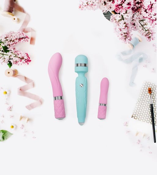 Розкішний вібратор Pillow Talk - Sassy Teal з кристалом Сваровські для точки G, подарункова упаковка | Зображення 5