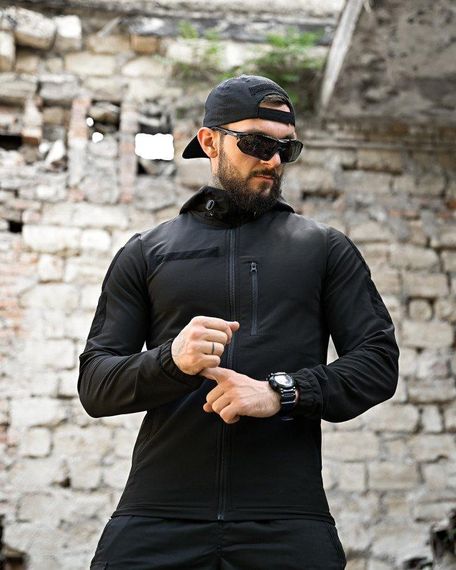 Полегшена тактична куртка Cambodia чорна поліція НП4881 | Зображення 8