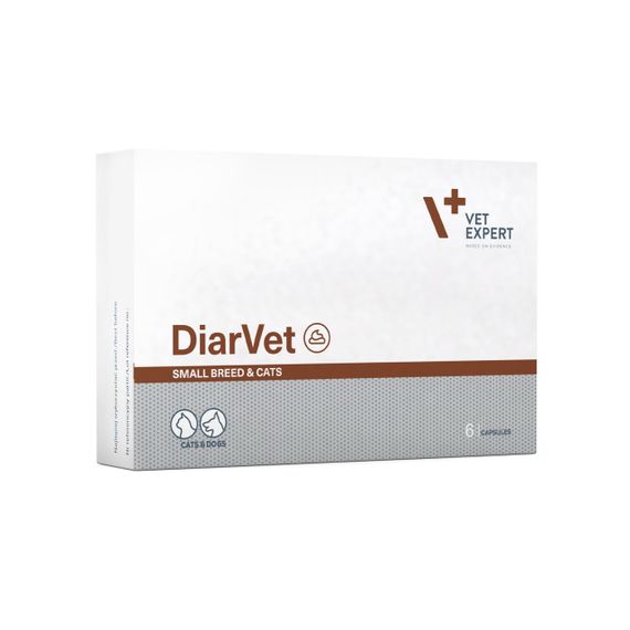 Средство при диарее для котов и собак малых пород Vet Expert DiarVet, 6 шт