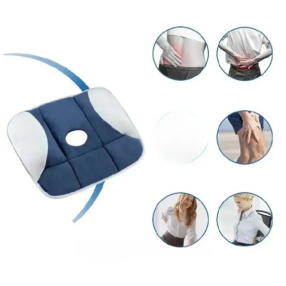 Ортопедична подушка для сидіння Memory Foam 35 x 35 см XPRO (234562149_349) | Зображення 3