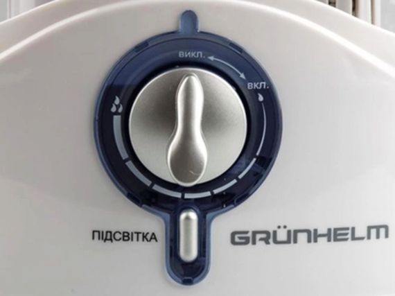 Ультразвуковий зволожувач повітря Grunhelm GHF-45M прилад для зволоження в квартиру офіс Білий | Зображення 6