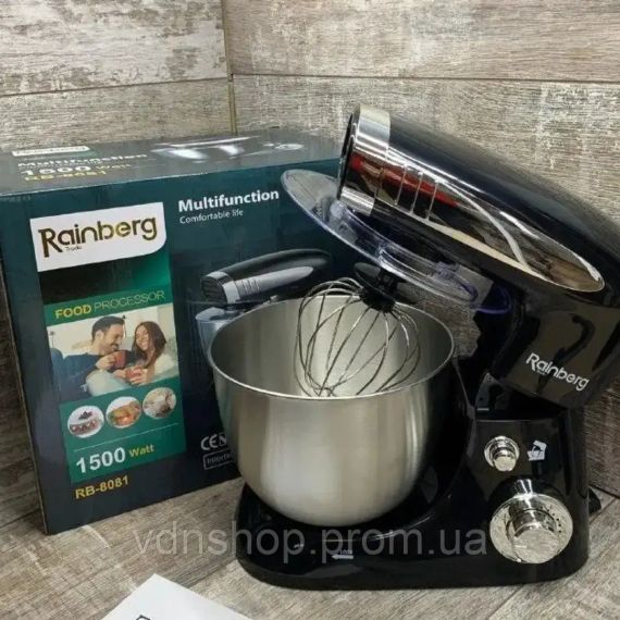 Тестомес 3200Вт. Rainberg 8081 планетарный комбайн