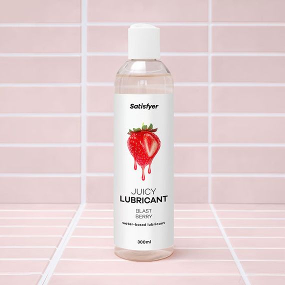 Лубрикант на водній основі Satisfyer Juicy Lubricant Blast Berry water based 300 мл | Зображення 7