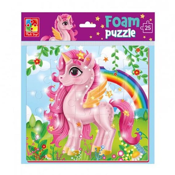 Мягкие пазлы "Розовый единорог" VT1109-06, 22 х 23 см