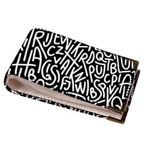 Візитниця для пластикових карт Набор букв 10,5х6,5 см (VZK_16A057_BL)