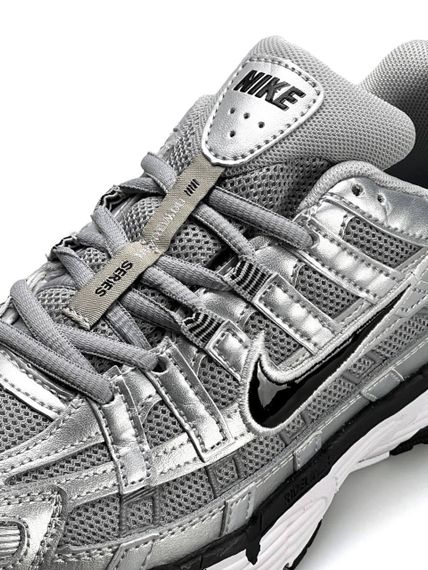 Кросівки P-6000 W Silver Black , текстиль , В'єтнам 40 25.5 см | Зображення 5